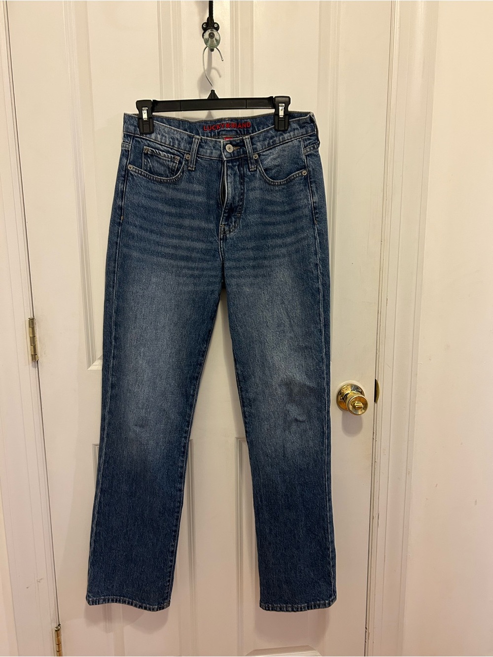 Lucky Brand High Waisted Straight Jeans